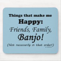 Banjo me deixa feliz