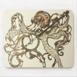 Mousepad Banjo Octopus