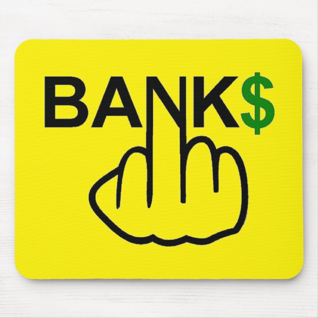 Mousepad Banks Corrupt (Frente)