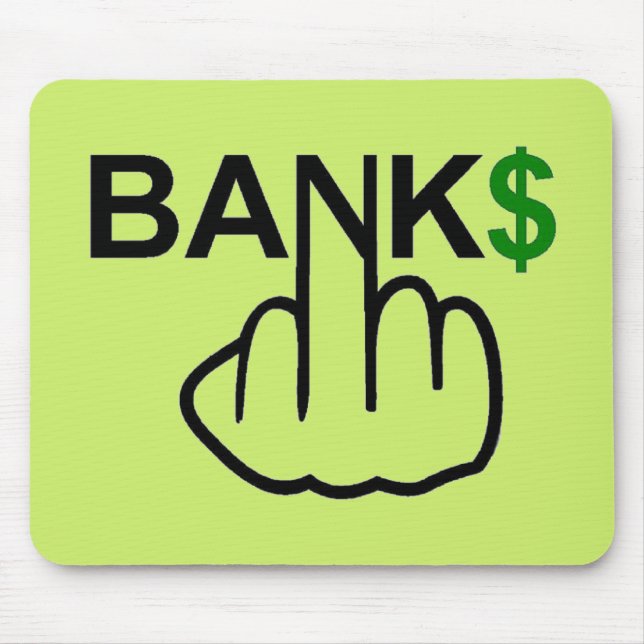 Mousepad Banks Corrupt (Frente)