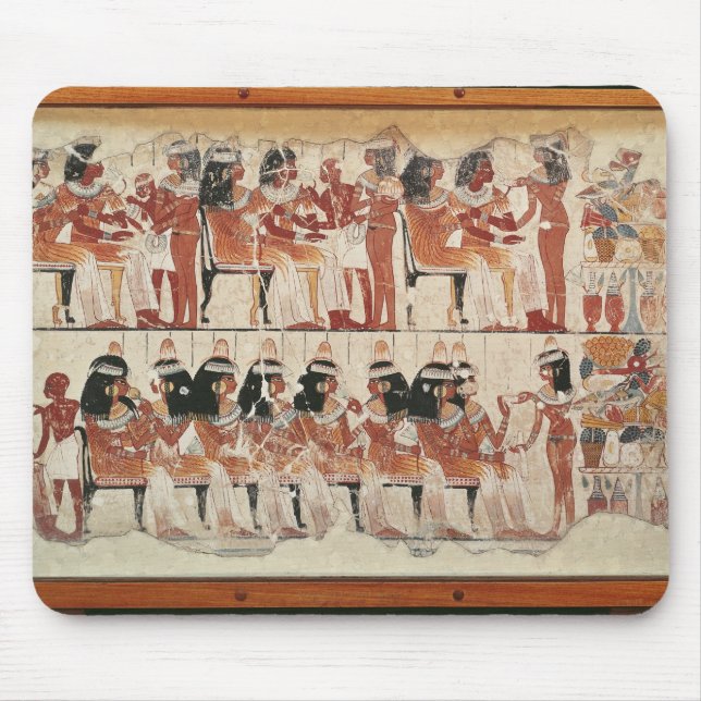 Mousepad Banquet a cena, de Thebes, c.1400 BC (Frente)