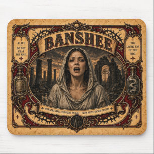 Mousepad Banshee, Monstro de Circo Vintage