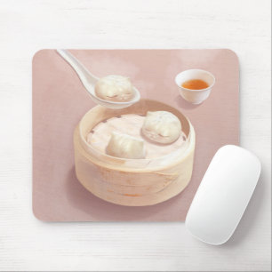 Mousepad Bao Buns Steamed com Tea