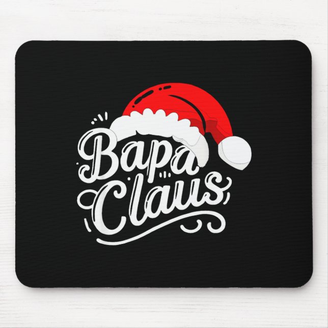 Mousepad Bapa Claus Christmas Santa's Pajama Family Matchin (Frente)