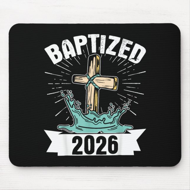 Mousepad Baptized 2026  (Frente)
