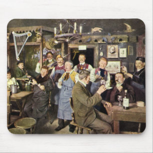 Mousepad Bar Clássico com Pessoas Celebrando, uma Festa
