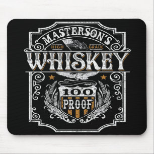 Mousepad Bar de cervejaria de uísque antigo West