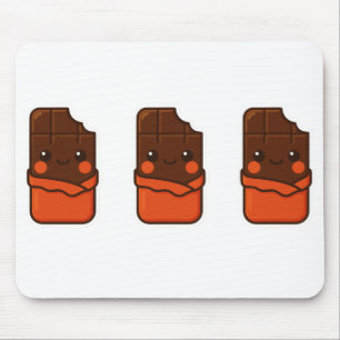 Mousepad Bar de Chocolate Kawaii