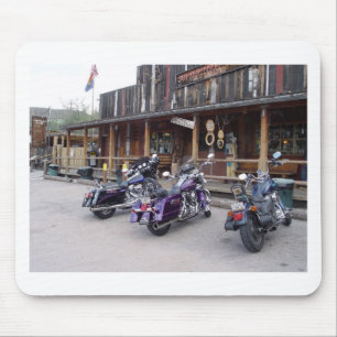 Mousepad Bar ocidental das motocicletas
