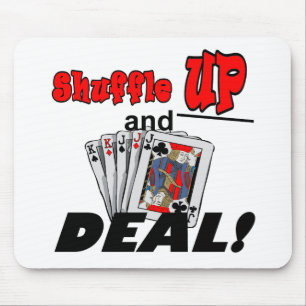 Mousepad Baralhamento ascendente e t-shirt e presentes do
