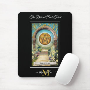 Mousepad Baralho de Tarot do Passado Distante Ás de Moedas