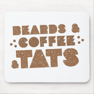 Mousepad barbas e café e tats
