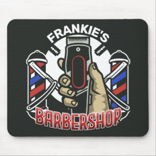 Mousepad Barbearia de Compro de Barber Retroativo do NOME P