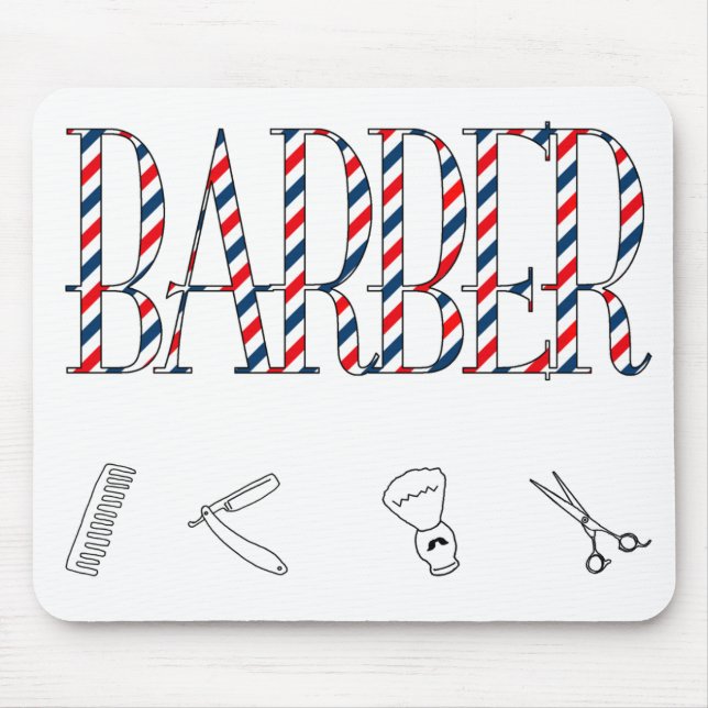 Mousepad Barber (Frente)