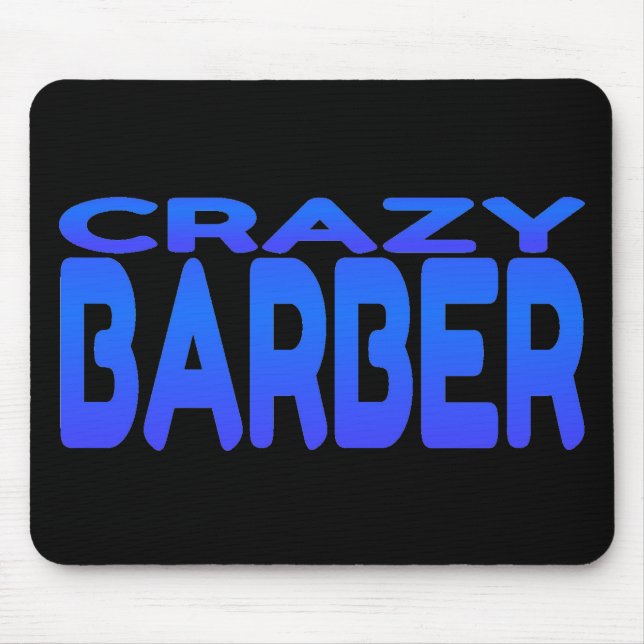 Mousepad Barber Louco (Frente)
