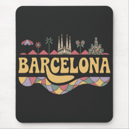 Mousepad Barcelona Spain Europe