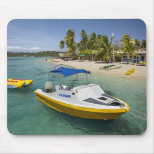 Mousepad Barco a motor e barco banana