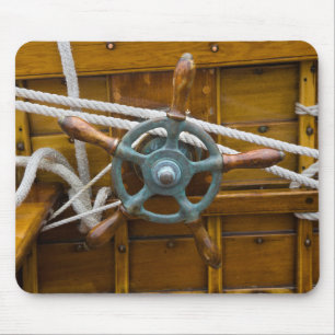 Mousepad Barco de madeira antigo