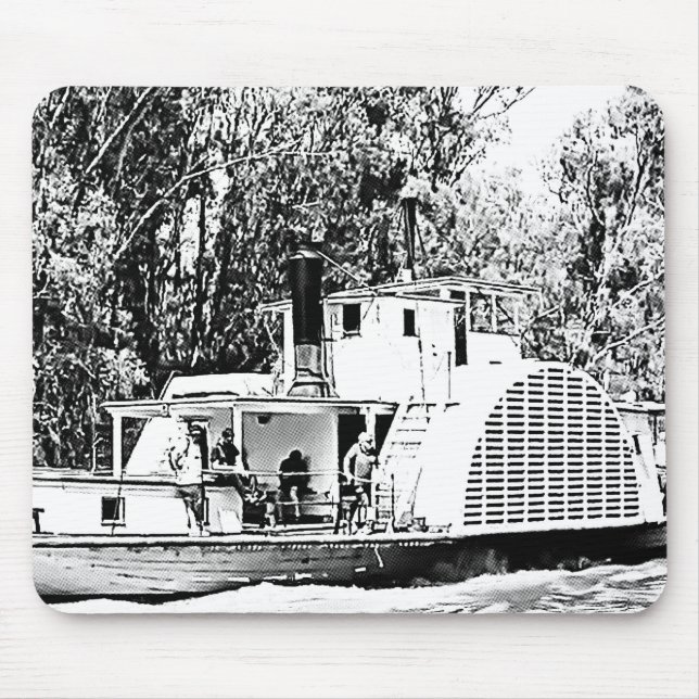 Mousepad Barco de Paddle no rio Murray Victoria (Frente)
