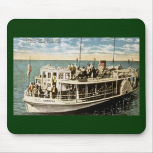 Mousepad Barco de parte inferior de vidro, Avalon, ilha de