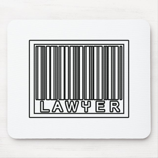 Mousepad Barcode Lawyer (Frente)