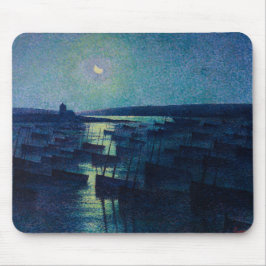 Mousepad Barcos de pesca à Lua (Camaret, França)
