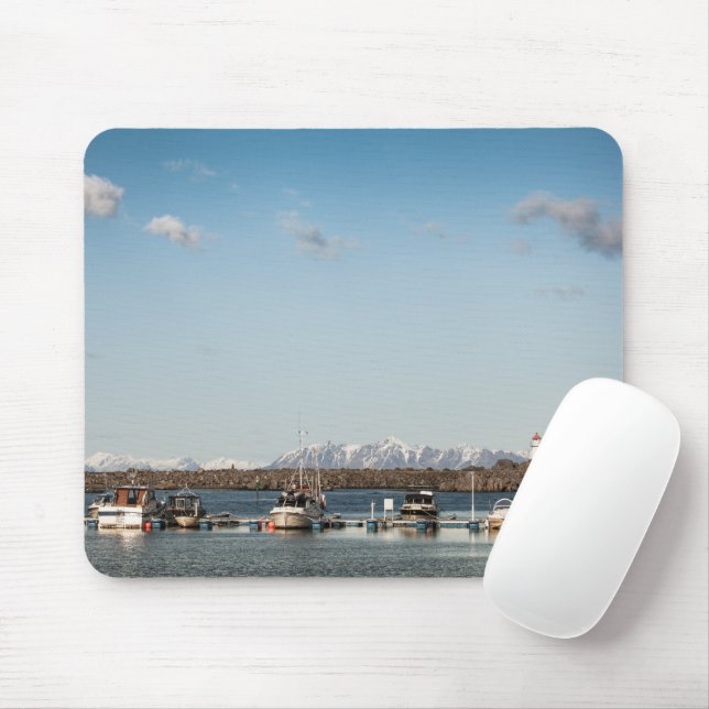 Mousepad Barcos De Pesca De Pão (Com mouse)