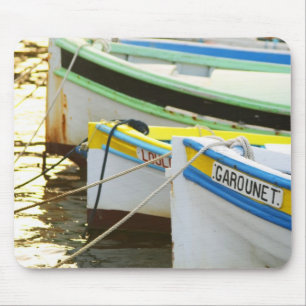 Mousepad Barcos de pesca provençais típicos pintados de
