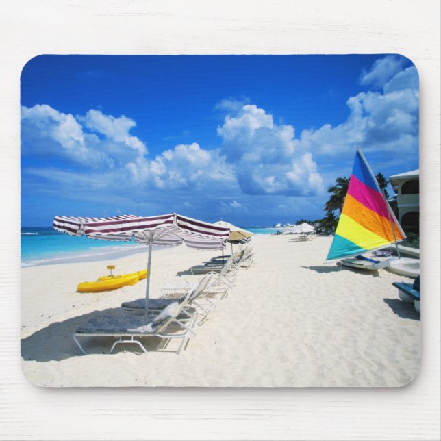 Mousepad Barcos e cadeiras de praia (Frente)
