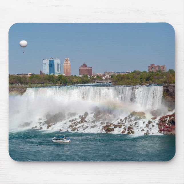 Mousepad Barcos e Cataratas Americanas de Niagara Falls (Frente)
