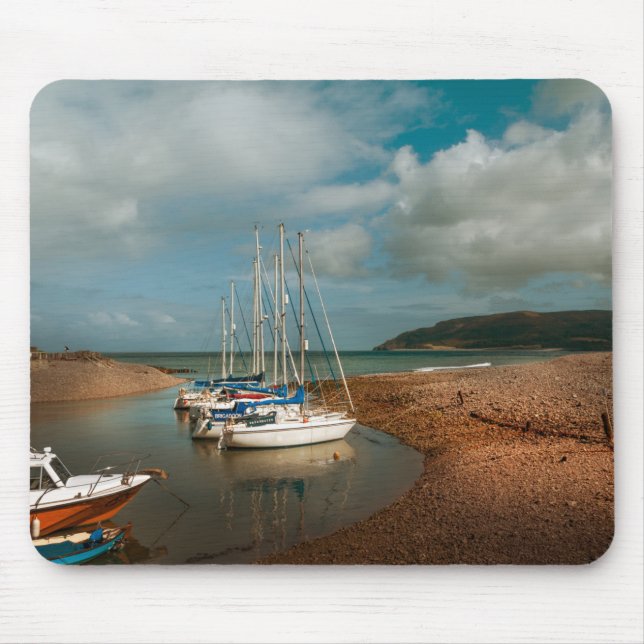 Mousepad Barcos em Porlock Weir (Frente)