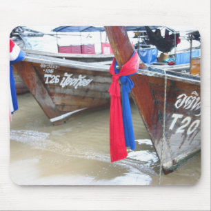 Mousepad Barcos nas ilhas da phi da phi da praia  ,