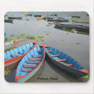 Mousepad Barcos no lago Phewa