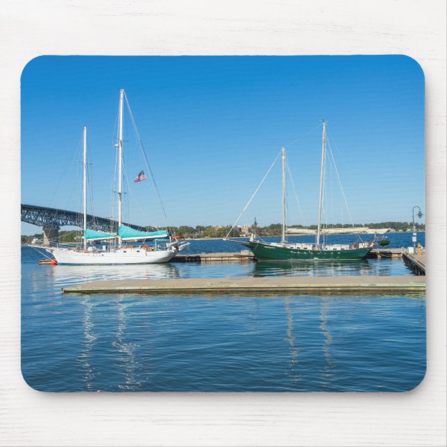 Mousepad Barcos no Rio York por Yorktown (Frente)