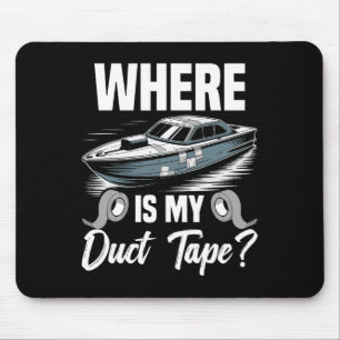 Mousepad Barcos Rc Controle Remoto Barco Cruzeiro Fita Ades
