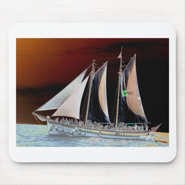 Mousepad Barcos sob vela (Frente)