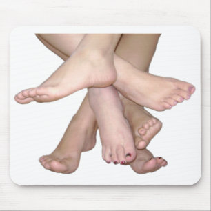 Mousepad Bare Feet Art