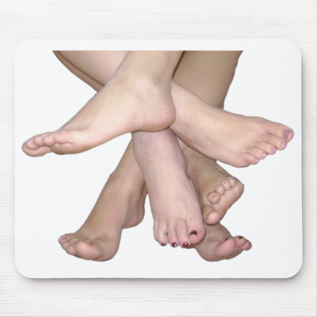 Mousepad Bare Feet Art (Frente)