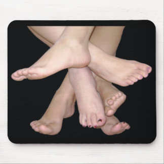 Mousepad Bare Feet Art