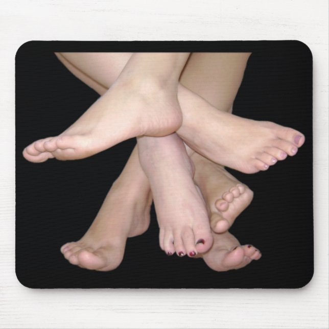 Mousepad Bare Feet Art (Frente)