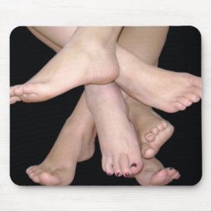 Mousepad Bare Feet Art