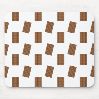 Mousepad Bares de chocolate Fundo branco