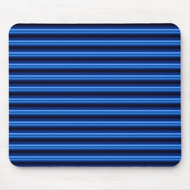Mousepad Bares horizontais de metal azul (Frente)