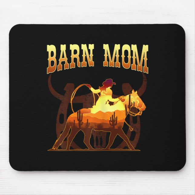 Mousepad Barn Mãe I Ventilador Equestre (Frente)