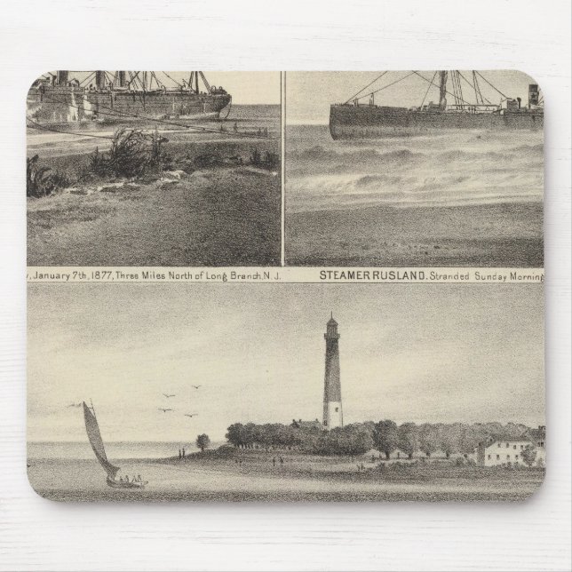 Mousepad Barnegat Inlet Steamship Amerique (Frente)