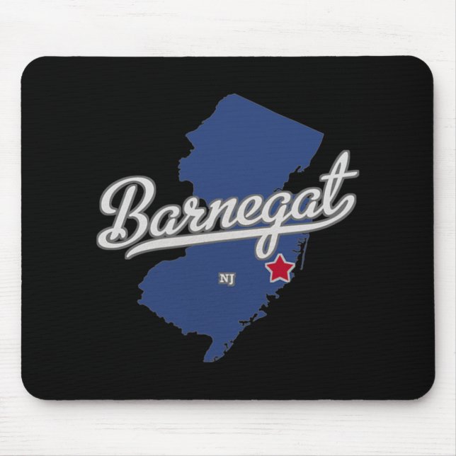 Mousepad Barnegat New Jersey Nj Map  (Frente)
