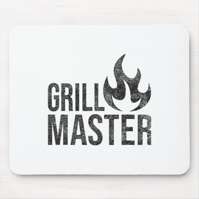 Mousepad Barra de Fumos do Churrasco de Chamada Mestre Gril (Frente)