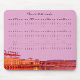 Mousepad Barragem de Conowingo ao Nascer do Sol – Calendári