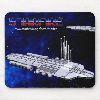 Mousepad Barragem do míssil do cruzador couraçado de