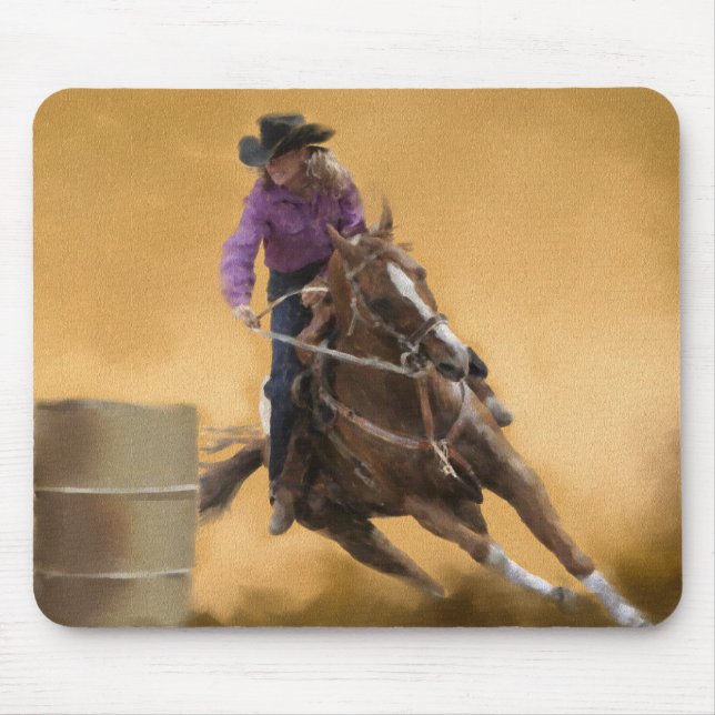 Mousepad Barrel Racing (Frente)